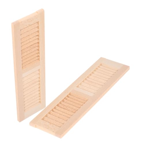 IMIKEYA 2 Stück Fensterläden DIY Holzrahmen für Puppenhaus Dekoration und Möbelzubehör für Kreative Projekte IMIKEYA 2 Stück Fensterläden DIY Holzrahmen für Puppenhaus Dekoration und Möbelzubehör für Kreative Projekte von IMIKEYA