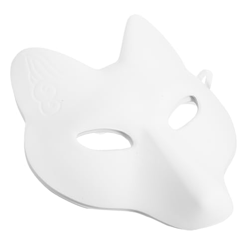 IMIKEYA 2 Stück Fuchsmaske selber machen Maskerade Maske Frauen schwarze Vollmaske unbemalte Masken halloween masken halloween Tiermaske für Frauen Maskerademaske für Weiß IMIKEYA 2 Stück Fuchsmaske selber machen Maskerade Maske Frauen schwarze Vollmaske unbemalte Masken halloween masken halloween Tiermaske für Frauen Maskerademaske für Weiß von IMIKEYA