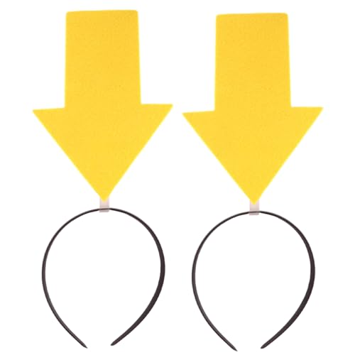 IMIKEYA 2 Stück Haarreifen mit Pfeil, Lustige Haarreifen Party Pfeil Stirnband Halloween-Haarband Festival Kopfschmuck Halloween Kopfbedeckung Partyzubehör, Gelb IMIKEYA 2 Stück Haarreifen mit Pfeil, Lustige Haarreifen Party Pfeil Stirnband Halloween-Haarband Festival Kopfschmuck Halloween Kopfbedeckung Partyzubehör, Gelb von IMIKEYA