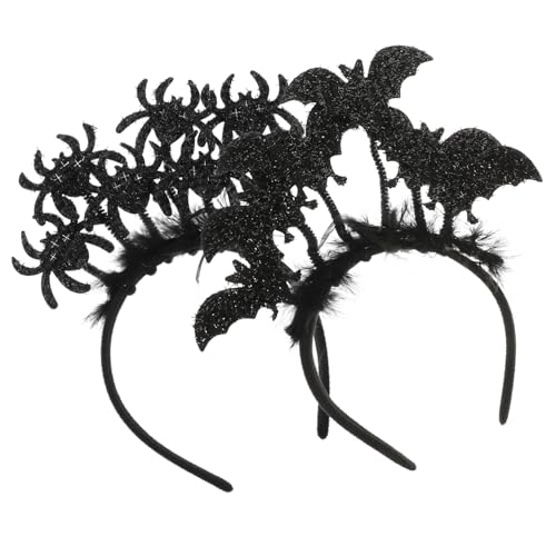 IMIKEYA 2 Stück Halloween Haarreif Spinnen und Fledermaus Kopfschmuck für Halloween Party Festliches Haaraccessoire Geeignet für Damen IMIKEYA 2 Stück Halloween Haarreif Spinnen und Fledermaus Kopfschmuck für Halloween Party Festliches Haaraccessoire Geeignet für Damen von IMIKEYA
