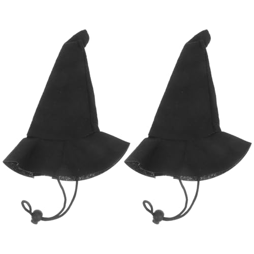 IMIKEYA 2 Stück Halloween-hexenhut Basteln Mit Hexenhüten Mini-kostümhut Halloween-bastelhut Hexenhut-modell Hexenhut Zubehör Kleiner Schwarzer Hut Zaubererhut Black Vlies IMIKEYA 2 Stück Halloween-hexenhut Basteln Mit Hexenhüten Mini-kostümhut Halloween-bastelhut Hexenhut-modell Hexenhut Zubehör Kleiner Schwarzer Hut Zaubererhut Black Vlies von IMIKEYA