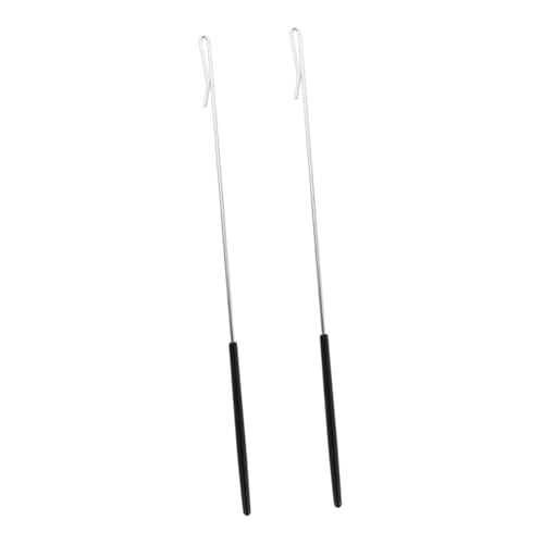 IMIKEYA 2 Stück Handpuppen Joystick Taschenstab Puppensteuerstab Metall Puppenstäbe Puppengriffe Armsteuerstäbe Puppenstab Puppenarmstab Puppenhandstab Kunststoff von IMIKEYA