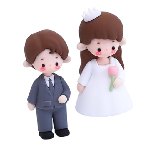 IMIKEYA 2 Stück Hochzeitstorte-Puppe brautpaar figuren Hochzeitstorte-Topper-Figuren Kuchen -Topper für Frauen Braut, um Kuchentopper zu sein Braut Kuchen Topper weiches Gummi IMIKEYA 2 Stück Hochzeitstorte-Puppe brautpaar figuren Hochzeitstorte-Topper-Figuren Kuchen -Topper für Frauen Braut, um Kuchentopper zu sein Braut Kuchen Topper weiches Gummi von IMIKEYA