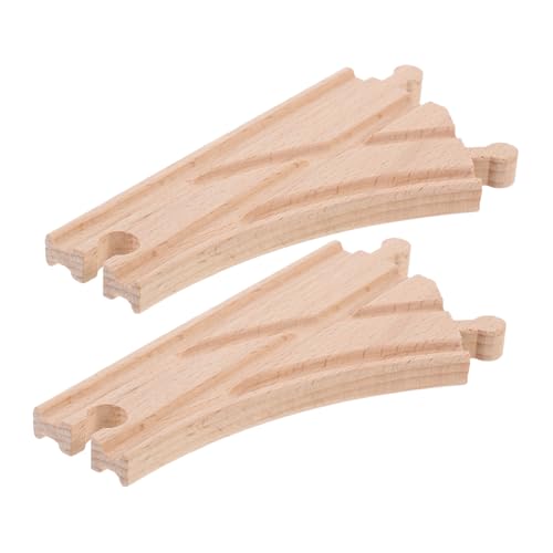 IMIKEYA 2 Stück Hölzerne Zugspurzubehör Schienenset für Zugweichen Zubehör Langlebige Holzspielzeuge für Kleinkinder Holz Gleise Bahnstrecken Holz Zugdracks Khaki IMIKEYA 2 Stück Hölzerne Zugspurzubehör Schienenset für Zugweichen Zubehör Langlebige Holzspielzeuge für Kleinkinder Holz Gleise Bahnstrecken Holz Zugdracks Khaki von IMIKEYA