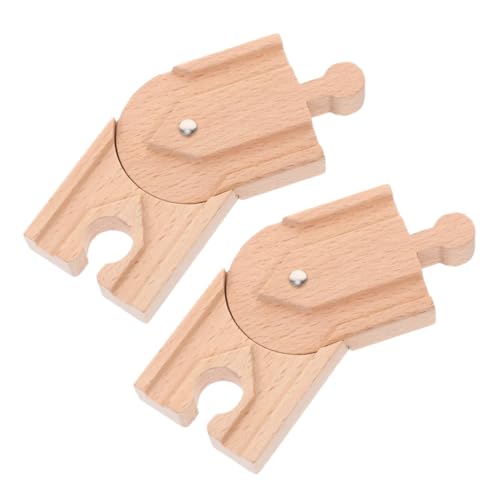 IMIKEYA 2 Stück Holzzugzubehör Kinderspielzeug Kleinkind Eisenbahngleis-Spielspielzeug -Track- Holzspielzeug Gleisblöcke aus Holz hölzerne Gleise Khaki IMIKEYA 2 Stück Holzzugzubehör Kinderspielzeug Kleinkind Eisenbahngleis-Spielspielzeug -Track- Holzspielzeug Gleisblöcke aus Holz hölzerne Gleise Khaki von IMIKEYA
