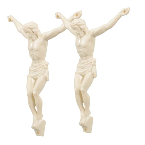 IMIKEYA 2 Stück Jesus Accessoires Schmuck Kommuniontischkreuz Handkreuz Christliche Halsketten Mit Anhänger Jesus Kreuz Figur Jesus-Figur-Charm Kreuzanhänger Jesus-anhänger Beige Plastik IMIKEYA 2 Stück Jesus Accessoires Schmuck Kommuniontischkreuz Handkreuz Christliche Halsketten Mit Anhänger Jesus Kreuz Figur Jesus-Figur-Charm Kreuzanhänger Jesus-anhänger Beige Plastik von IMIKEYA
