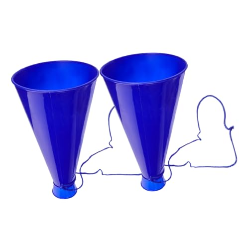 IMIKEYA 2 Stück Jubelhorn Bullhorn Megaphon Hupenspielzeug Jubelhorn Partyhörner Megaphon Jubel Megaphon Jubel Megaphon Sporttreffen Trompete Jubel Requisiten Blauer von IMIKEYA