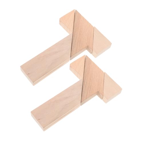 IMIKEYA 2 Stück Kinderpuzzle Puzzles Khaki Holz IMIKEYA 2 Stück Kinderpuzzle Puzzles Khaki Holz von IMIKEYA