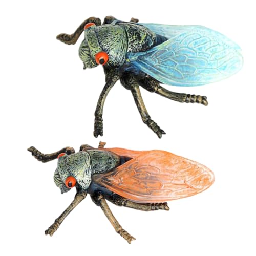 IMIKEYA 2 Stück Kleine Insektenstatue Zikadendekoration Simulationszikadenmodell Zikadenskulptur Simuliertes Zikadenmodell Gefälschte Künstliche Zikaden Ornament IMIKEYA 2 Stück Kleine Insektenstatue Zikadendekoration Simulationszikadenmodell Zikadenskulptur Simuliertes Zikadenmodell Gefälschte Künstliche Zikaden Ornament von IMIKEYA