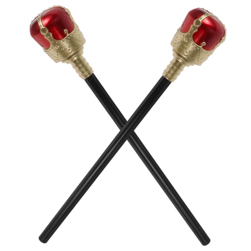 IMIKEYA 2 Stück Kostümspielzeug Cosplay Chipmunks Zauberstäbe Für Königszepter Für Zepterstab Für Zepterstab König Königin Kunststoff Rot IMIKEYA 2 Stück Kostümspielzeug Cosplay Chipmunks Zauberstäbe Für Königszepter Für Zepterstab Für Zepterstab König Königin Kunststoff Rot von IMIKEYA