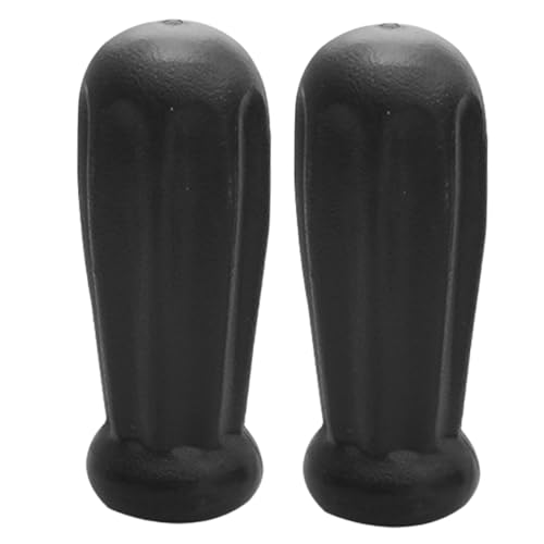 IMIKEYA 2 Stück Kunststoff-Griff Plastikgriff Plastikhandgriff Tischfußballgriffe stabiles Material Tischfußballgriff Octagon Fußball-Ersatzteil Griffe für Tischfußball Abs Black von IMIKEYA