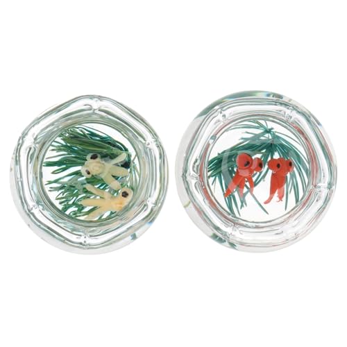 IMIKEYA 2 Stück Mini-Glas- Aquarium Fotografie-Requisiten Dekoration des Spielhauses Mini-hausbedarf Puppenhausdekor Künstliche Aquariendekoration Miniatur-Handwerk Wohnkultur IMIKEYA 2 Stück Mini-Glas- Aquarium Fotografie-Requisiten Dekoration des Spielhauses Mini-hausbedarf Puppenhausdekor Künstliche Aquariendekoration Miniatur-Handwerk Wohnkultur von IMIKEYA