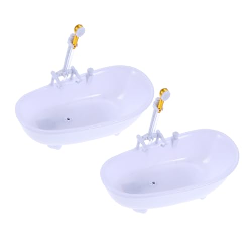IMIKEYA 2 Stück Mini -Wasserstrahlbad fusswanne für Pool Puppenduschbecken Puppenduscheimer Puppenbadewanne Puppe elektrische Badewanne Badewerkzeug Puppenschwimmbad Weiß IMIKEYA 2 Stück Mini -Wasserstrahlbad fusswanne für Pool Puppenduschbecken Puppenduscheimer Puppenbadewanne Puppe elektrische Badewanne Badewerkzeug Puppenschwimmbad Weiß von IMIKEYA