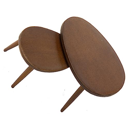 IMIKEYA 2 Stück Mini-möbelmodell Miniatur-puppenhauszubehör Klein Zubehör Für Puppenhäuser Miniaturen Puppenhaustisch Mini-puppenstubentisch Miniaturmöbel Birke Kaffee IMIKEYA 2 Stück Mini-möbelmodell Miniatur-puppenhauszubehör Klein Zubehör Für Puppenhäuser Miniaturen Puppenhaustisch Mini-puppenstubentisch Miniaturmöbel Birke Kaffee von IMIKEYA