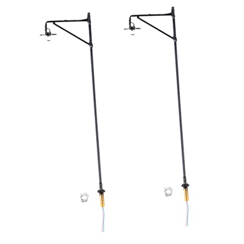 IMIKEYA 2 Stück Modell Gartenleuchte Miniatur klein Lampe winzig Puppenhaus Licht Puppenhausbeleuchtung Mini-Landschaftsdekor Mini -Hausdekoration Edelstahl Plus abs IMIKEYA 2 Stück Modell Gartenleuchte Miniatur klein Lampe winzig Puppenhaus Licht Puppenhausbeleuchtung Mini-Landschaftsdekor Mini -Hausdekoration Edelstahl Plus abs von IMIKEYA