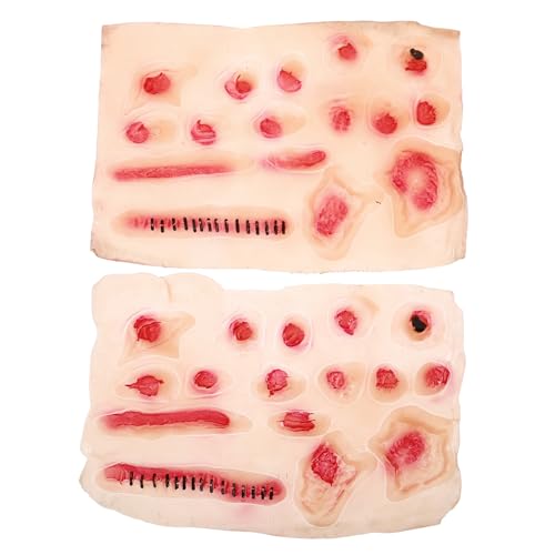 IMIKEYA 2 Stück Narbenaufkleber Narbenband Blutig Halloween Vorübergehend Halloween- Gefälschte Tätowierungen Drinnen Zum Tätowieren Falsche Wunden Party Mit Für PVC IMIKEYA 2 Stück Narbenaufkleber Narbenband Blutig Halloween Vorübergehend Halloween- Gefälschte Tätowierungen Drinnen Zum Tätowieren Falsche Wunden Party Mit Für PVC von IMIKEYA