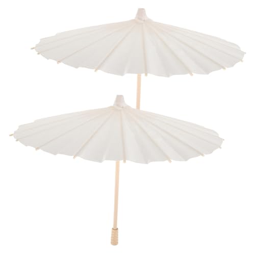 IMIKEYA 2 Stück Papierschirm Mini Regenschirm Für Puppen Beige Mit Mädchenpuppen Niedliche Baumwoll Hochzeitsdekoration Hochzeiten Party Tanz Miniatur Sonnenschirme Braut IMIKEYA 2 Stück Papierschirm Mini Regenschirm Für Puppen Beige Mit Mädchenpuppen Niedliche Baumwoll Hochzeitsdekoration Hochzeiten Party Tanz Miniatur Sonnenschirme Braut von IMIKEYA