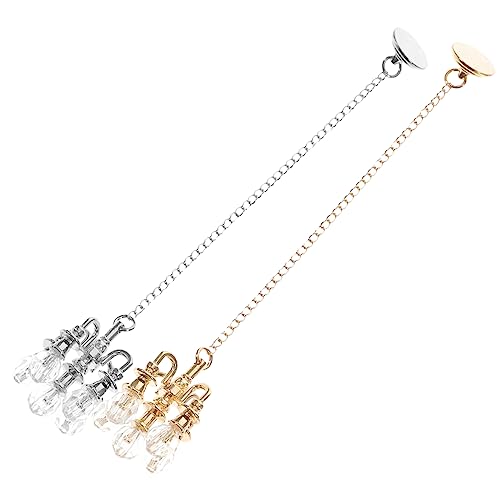 IMIKEYA 2 Stück Pendelleuchte Mit Fünf Köpfen Kronleuchter Wohnzimmer Deckenleuchten Hängend Leuchtmittel Miniatur-deckenlampe Miniaturmodell Miniatur-hauslampe Legierung IMIKEYA 2 Stück Pendelleuchte Mit Fünf Köpfen Kronleuchter Wohnzimmer Deckenleuchten Hängend Leuchtmittel Miniatur-deckenlampe Miniaturmodell Miniatur-hauslampe Legierung von IMIKEYA
