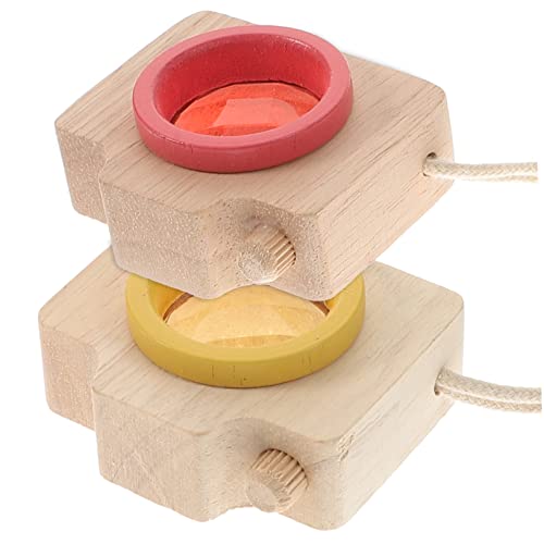 IMIKEYA 2 Stück Prism -Kamera - Kaleidoskop- Kaleidoskop- Für Partygeschenke Dekorationsspiele Holzspielzeug Dekorative Spielsachen Kinderspielzeug Glas von IMIKEYA