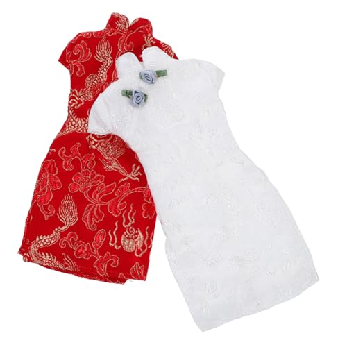 IMIKEYA 2 Stück Puppe Cheongsam Kleidung Puppenkleidung Zarte Puppe Cheongsam Spielzeugpuppenkostüm Spielzeugpuppe Cheongsam Puppe Cheongsam Stoff IMIKEYA 2 Stück Puppe Cheongsam Kleidung Puppenkleidung Zarte Puppe Cheongsam Spielzeugpuppenkostüm Spielzeugpuppe Cheongsam Puppe Cheongsam Stoff von IMIKEYA