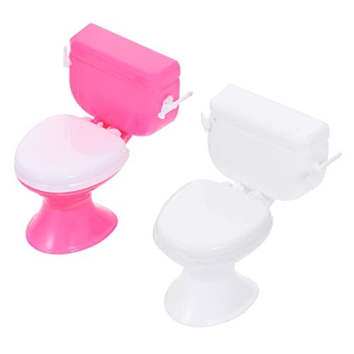 IMIKEYA 2 Stück Puppentoilettenspielzeug Toilettenhocker Kindergeschenk Simulierter Toilettenhocker Simulation Mini Toilettenhocker Interessantes Kinderspielzeug Interaktives IMIKEYA 2 Stück Puppentoilettenspielzeug Toilettenhocker Kindergeschenk Simulierter Toilettenhocker Simulation Mini Toilettenhocker Interessantes Kinderspielzeug Interaktives von IMIKEYA