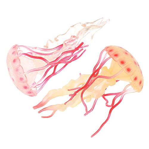 IMIKEYA 2 Stück Quallenmodell Jellyfish Figurines Kunststoff Quallen tierfiguren Meer für Quallen für wasserspielzeug Kindertierspielzeug Plastik IMIKEYA 2 Stück Quallenmodell Jellyfish Figurines Kunststoff Quallen tierfiguren Meer für Quallen für wasserspielzeug Kindertierspielzeug Plastik von IMIKEYA