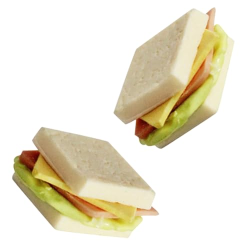 IMIKEYA 2 Stück Sandwich-Modell für kinderspielzeug playmobilhauser Toys for kindertagsgeschenke Requisite zum Modellieren von Lebensmitteln Mini-Hausbrötchen Harz IMIKEYA 2 Stück Sandwich-Modell für kinderspielzeug playmobilhauser Toys for kindertagsgeschenke Requisite zum Modellieren von Lebensmitteln Mini-Hausbrötchen Harz von IMIKEYA