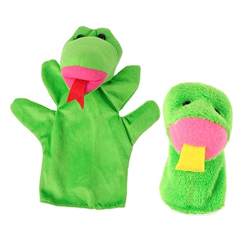 IMIKEYA 2 Stück Schlangenförmige Handpuppen für Fingerpuppen für Interaktive Geschichten und Kreatives Pädagogisches für Jungen von IMIKEYA