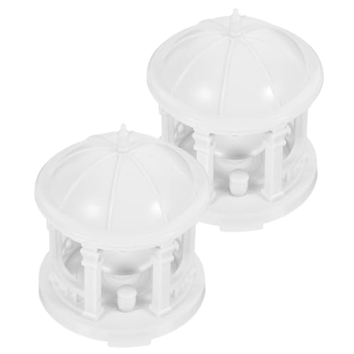 IMIKEYA 2 Stück Simulation Pavillon Form Landschaft Ornament DIY Pavillon Modell Garten Dekoration 1:100 IMIKEYA 2 Stück Simulation Pavillon Form Landschaft Ornament DIY Pavillon Modell Garten Dekoration 1:100 von IMIKEYA