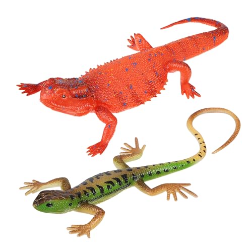 IMIKEYA 2 Stück Simulationstiermodell Simulations-eidechsenmodell Kleine Eidechsendekoration Simulation Von Tierfiguren Realistische Reptilienfigur Eidechsenfigur Plastik IMIKEYA 2 Stück Simulationstiermodell Simulations-eidechsenmodell Kleine Eidechsendekoration Simulation Von Tierfiguren Realistische Reptilienfigur Eidechsenfigur Plastik von IMIKEYA