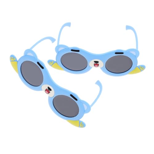 IMIKEYA 2 Stück Sonnenbrillen mit Hundemotiv Pc-material Uv-schutz Niedlich Passend für Jungen und Mädchen Party Accessoire Leichte Pflege Alltag von IMIKEYA