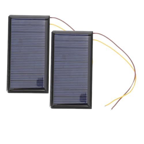 IMIKEYA 2 Stück Sonnenkollektor Mini-solarpanel Mini-solarausrüstung Sammlung Von Solarzellen Kleines Solarpanel Solarauto Solarzelle DIY Solarpanel Klein Polysilizium von IMIKEYA