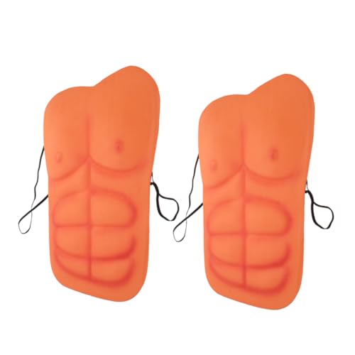 IMIKEYA 2 Stück Teiliges Fake Muscle Shirt für Herren Realistische Künstliche Brustmuskeln Komfortabel Langlebig für Halloween Cosplay Maskerade und Kostümpartys von IMIKEYA