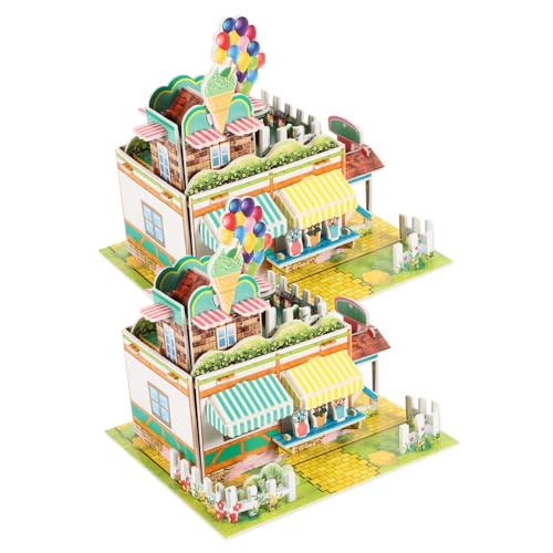 IMIKEYA 2 Stück Teiliges Foam Puzzle Eiscreme Shop Modellbausatz für DIY Puzzles für Kreative Bastelprojekte IMIKEYA 2 Stück Teiliges Foam Puzzle Eiscreme Shop Modellbausatz für DIY Puzzles für Kreative Bastelprojekte von IMIKEYA