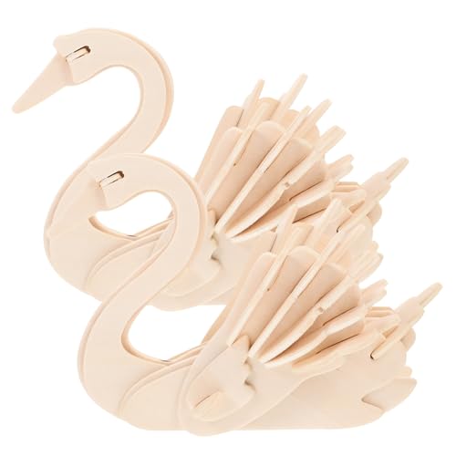 IMIKEYA 2 Stück Teiliges Holzpuzzle für DIY Tierpuzzle Selbst Zusammenbaubar Fördert Kreativität Konzentration und Hand Augen Koordination Deko für Zuhause oder Büro IMIKEYA 2 Stück Teiliges Holzpuzzle für DIY Tierpuzzle Selbst Zusammenbaubar Fördert Kreativität Konzentration und Hand Augen Koordination Deko für Zuhause oder Büro von IMIKEYA