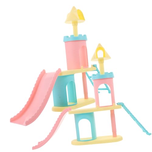 IMIKEYA Kleiner Rutsche Puppenhaus Zubehör 2 Stück Kleiner Rutschenmodell Selbstgemacht Freizeitpark Dekorationen für Kinderzimmer von IMIKEYA