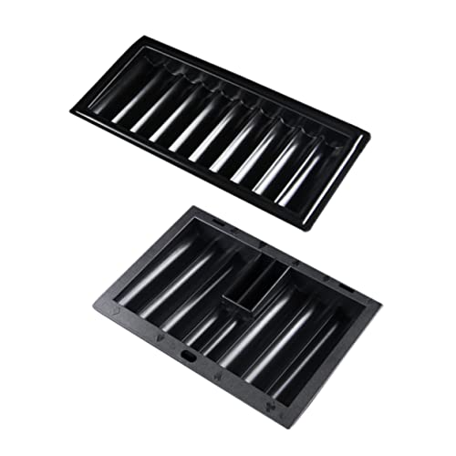 IMIKEYA 2 Stück Teiliges Poker Chip Tray Praktische Aufbewahrung für aus Robustem Kunststoff für Spieleabende Sorgt für Ordnung und Sauberkeit Am von IMIKEYA