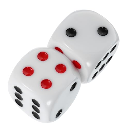 IMIKEYA 2 Stück Würfel Aus Harz Würfelspiel Mit Spielwürfel Würfel Ludo-Spiel Jumbo Party Riesig Lustig Neuheit Würfel Rechts Unterhaltungswürfel Groß Weiß IMIKEYA 2 Stück Würfel Aus Harz Würfelspiel Mit Spielwürfel Würfel Ludo-Spiel Jumbo Party Riesig Lustig Neuheit Würfel Rechts Unterhaltungswürfel Groß Weiß von IMIKEYA