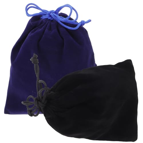 IMIKEYA 2 Stück Würfel Schutztasche Würfel Puzzle Kordelzugbeutel Flusen Kleine Kordelzugbeutel Würfel Tragetaschen Mehrzweck Kordelzugbeutel Würfel Spielzeugtaschen Würfel von IMIKEYA