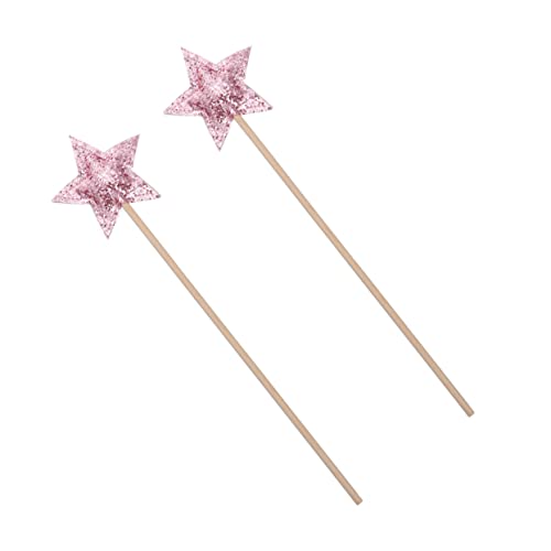IMIKEYA 2 Stück Zauberstab Requisiten Zauberstäbe Cosplay Requisiten Sternförmiger Zauberstab Feenstab Sternstab Geburtstagsstab Sternförmiger Feenstab Schöner Feenstab Holzrosa IMIKEYA 2 Stück Zauberstab Requisiten Zauberstäbe Cosplay Requisiten Sternförmiger Zauberstab Feenstab Sternstab Geburtstagsstab Sternförmiger Feenstab Schöner Feenstab Holzrosa von IMIKEYA