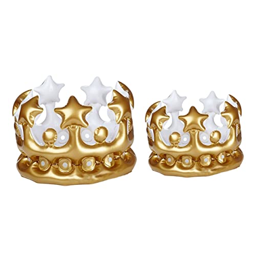IMIKEYA 2 Stück aufblasbare -Spielzeuge igelkostümkinder fashing costume Krone Stirnband Kind aufblasbares Neon Bühnenaufführungskronen Kindergeburtstagsmützen Golden IMIKEYA 2 Stück aufblasbare -Spielzeuge igelkostümkinder fashing costume Krone Stirnband Kind aufblasbares Neon Bühnenaufführungskronen Kindergeburtstagsmützen Golden von IMIKEYA