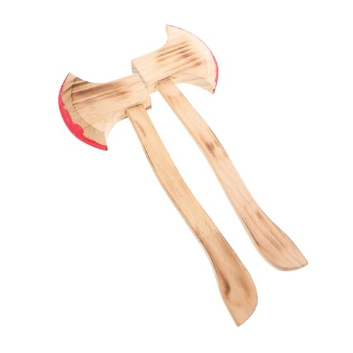 IMIKEYA 2 Stück aus Holz Party zubehör Halloween Dekoration Cosplay Zubehör Kostümdekoration holzspielzeug gefälschte Axe -Requisite realistisches Beil- - hölzern IMIKEYA 2 Stück aus Holz Party zubehör Halloween Dekoration Cosplay Zubehör Kostümdekoration holzspielzeug gefälschte Axe -Requisite realistisches Beil- - hölzern von IMIKEYA
