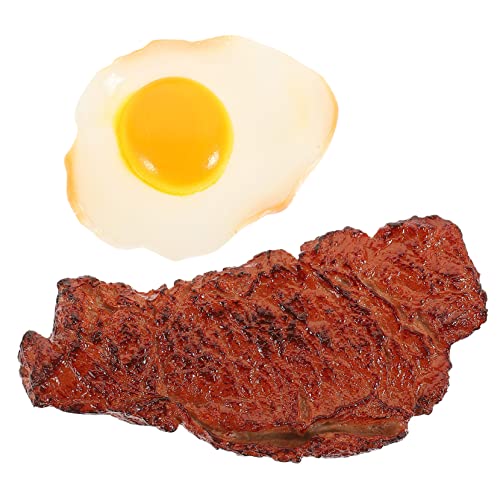 IMIKEYA 2 Stück gefälschtes Steak- Stellen Sie Sich vor, Sie EIN Essensmodell Künstliche Steak -Requisite Fake-Steak-Requisite lebensechtes Steak PVC IMIKEYA 2 Stück gefälschtes Steak- Stellen Sie Sich vor, Sie EIN Essensmodell Künstliche Steak -Requisite Fake-Steak-Requisite lebensechtes Steak PVC von IMIKEYA