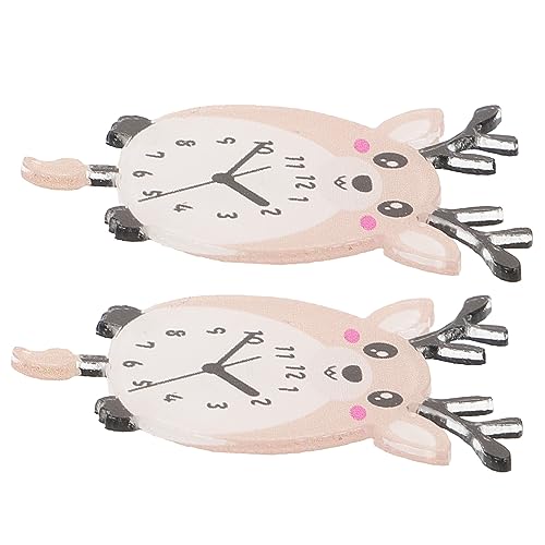IMIKEYA 2 Stück zarte Mini-Hausdekoration Dekoration Schlafzimmer Living Room Decoration dekorative Mini-Hausdekoration leise Wanduhr wecker herrenuhren dekoratives Miniaturhandwerk IMIKEYA 2 Stück zarte Mini-Hausdekoration Dekoration Schlafzimmer Living Room Decoration dekorative Mini-Hausdekoration leise Wanduhr wecker herrenuhren dekoratives Miniaturhandwerk von IMIKEYA