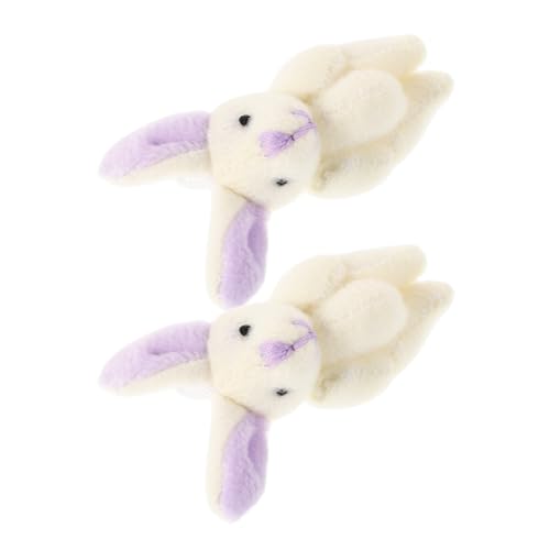 IMIKEYA 2 Stücke Joint Kaninchen Gefüllte Kaninchen Kleine Plüsch Puppe von IMIKEYA