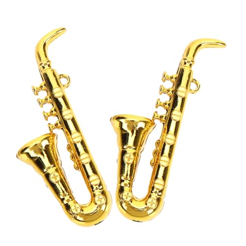 IMIKEYA 2 Stücke Miniatur Musikinstrument Puppen Saxophone Puppenhaus Instrument Modell Fotografie Prop IMIKEYA 2 Stücke Miniatur Musikinstrument Puppen Saxophone Puppenhaus Instrument Modell Fotografie Prop von IMIKEYA