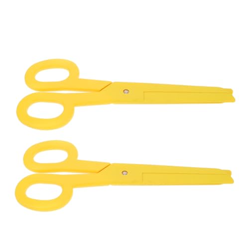 IMIKEYA 2 Stücke Montessori Schere Pretend Scissor Kostüm Spiel Zeigen Requisiten Kunststoff Gelb von IMIKEYA