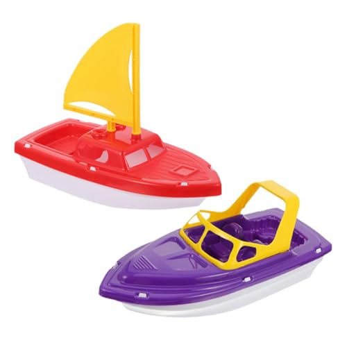 IMIKEYA 2 Stücke Plastikboote Set Segelboot Schnellboot Spielzeug Kleines Boot Badespielzeug Strandboot Spielzeug IMIKEYA 2 Stücke Plastikboote Set Segelboot Schnellboot Spielzeug Kleines Boot Badespielzeug Strandboot Spielzeug von IMIKEYA