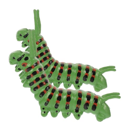 IMIKEYA 2 Stücke Simulation Wurm Realistische Raupe Spielzeug Raupe Anerkennung Gefälschte Raupe Prop von IMIKEYA