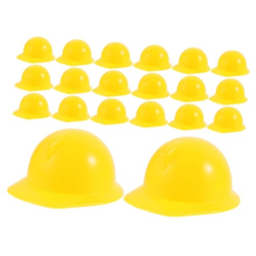 IMIKEYA 20 Stck. Helmmodellspielzeug Puppen-Schutzhelm Bau von Schutzhelmen Miniatur-Konstruktionsspielzeug Schutzhelm für Kleinkinder Plastikpuppenhut Puppenhelme Abs Gelb IMIKEYA 20 Stck. Helmmodellspielzeug Puppen-Schutzhelm Bau von Schutzhelmen Miniatur-Konstruktionsspielzeug Schutzhelm für Kleinkinder Plastikpuppenhut Puppenhelme Abs Gelb von IMIKEYA